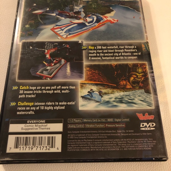 Jet X 2 0 Sony PlayStation 2, 2002 PS2)-Complete Tested - Picture 5 of 5